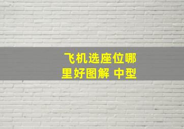 飞机选座位哪里好图解 中型